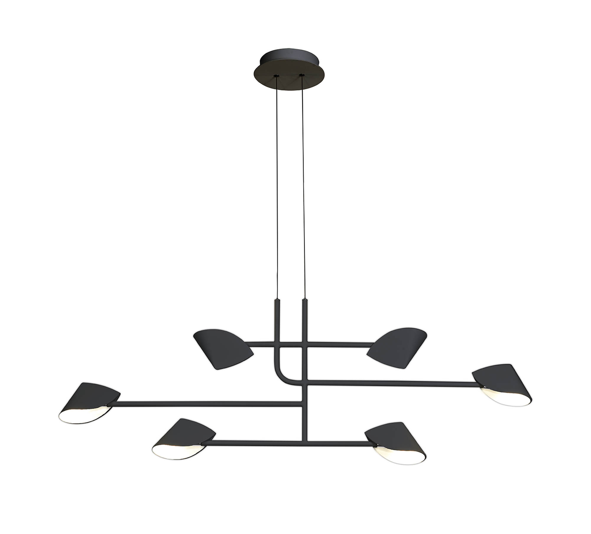 M7579  Capuccina Pendant 45W LED Black